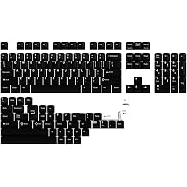 DROP GMK White-On-Black Custom Mechanical Keyboard Keycap Set
